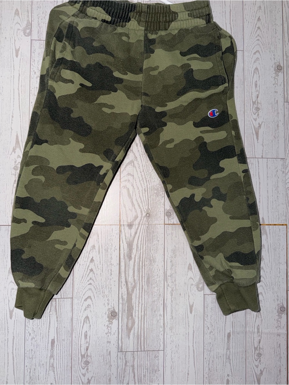 Champion Olive Green Camo Kids Joggers